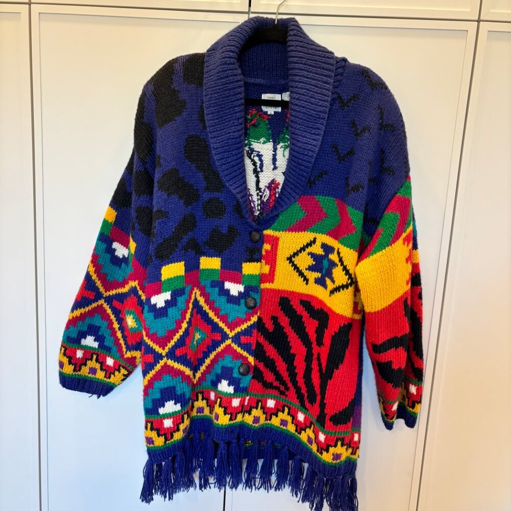 Vintage Tony Lambert Indian Sweater - Picture 2 of 7